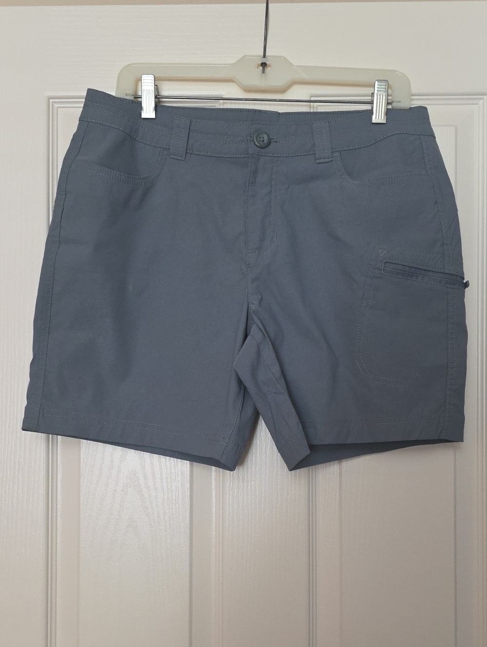 Eddie Bauer Women's Slate Gray Hiking Nylon Shorts Size 10